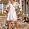 Sweet Remedy Babydoll Dress In White Image - 1