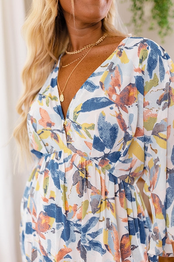 Made For Sunshine Maxi In Blue Curves Image - 5