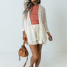 Keep At Bay Knit Cardigan In Cream Image - 1