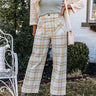 The Sibina High Waist Plaid Pants Image - 1
