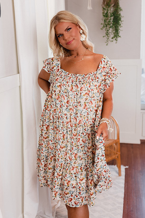 Neighborhood Hotspot Floral Dress Curves Image - 4