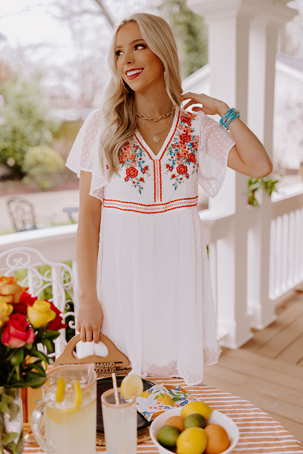 Soul Surfing Embroidered Dress