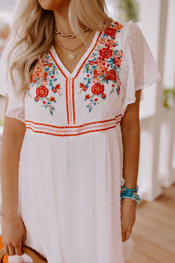 Soul Surfing Embroidered Dress Image - 3