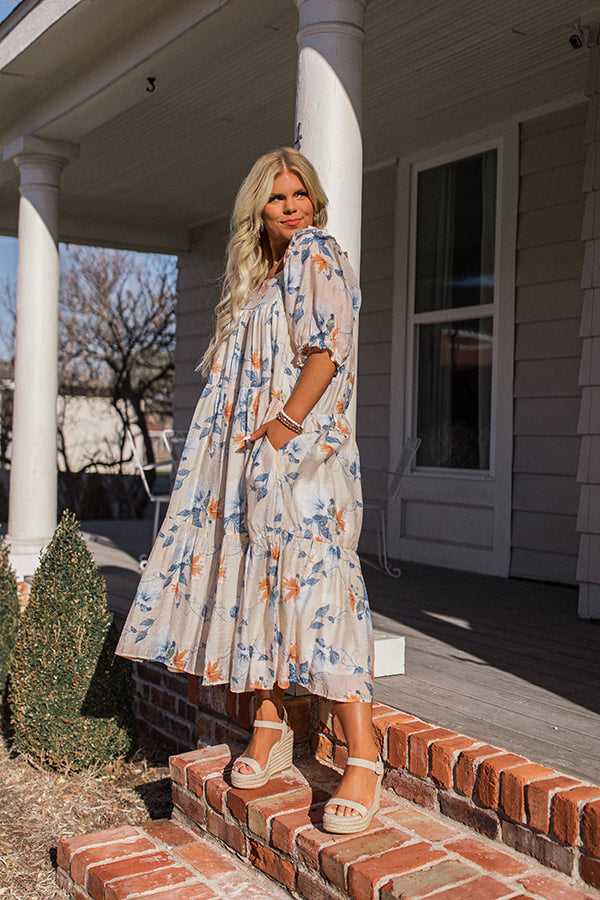 The Louisa Floral Midi Curves Image - 4