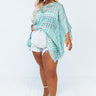 Beach Hustle Shift Tunic In Turquoise Curves Image - 1