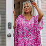 Beach Hustle Shift Tunic In Hot Pink Curves Image - 1