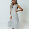 Yacht Or Not Stripe Midi Image - 1