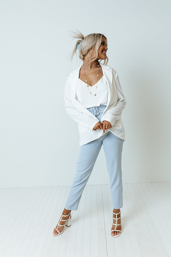 Stylish Vibes Shift Tank in Ivory Image - 5