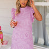 Free And True Eyelet Dress In Lavender Image - 1