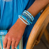 Free And True Bracelet Set In Blue Image - 1