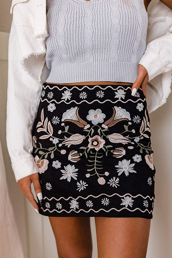 The Giada Embroidered Skirt • Impressions Online Boutique