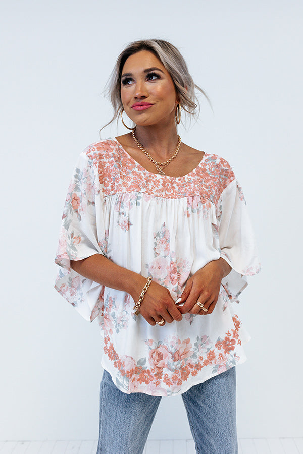 Expert In Love Embroidered Top • Impressions Online Boutique