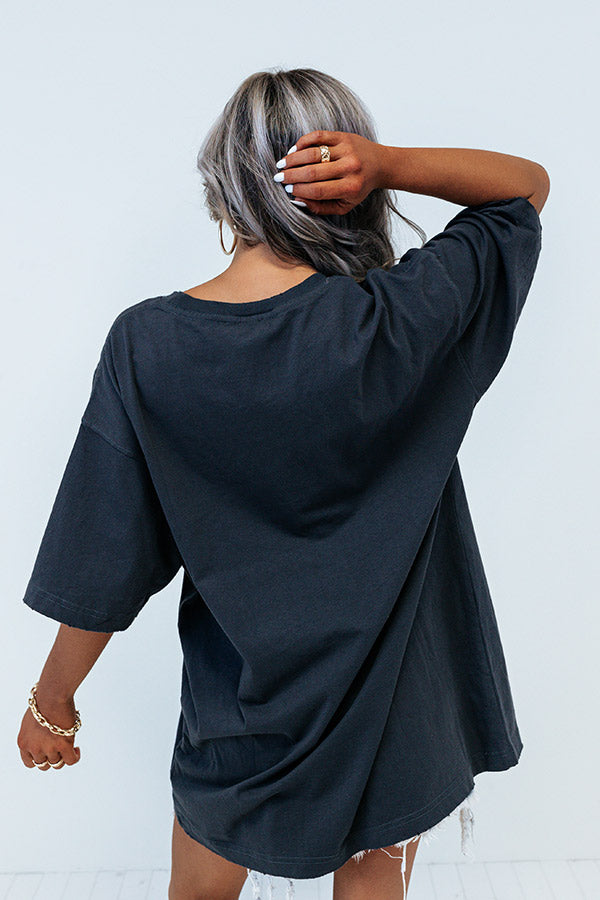 Howdy Star Vintage Graphic Oversized Tee Image - 5