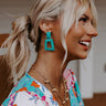 Signature Smile Earrings In Turquoise Image - 1