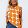 Brunch And Go Shift Top In Orange Curves Image - 1