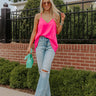 Tour The City Shift Tank In Hot Pink Image - 1