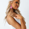 Beauty And Blooms Earrings In Pink Image - 1
