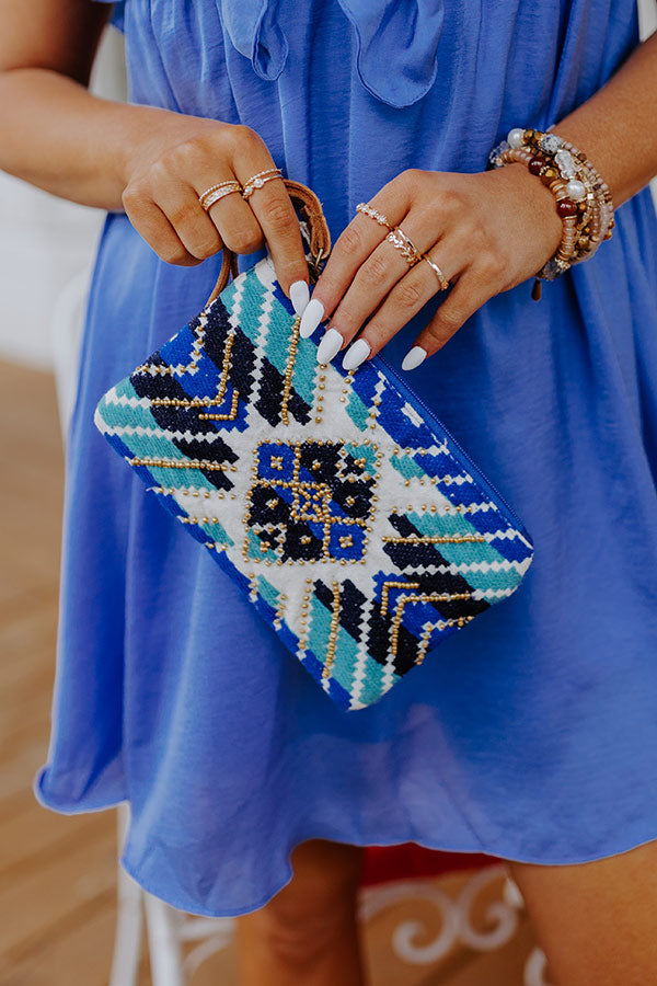 Arizona Sunset Embellished Clutch Image - 4