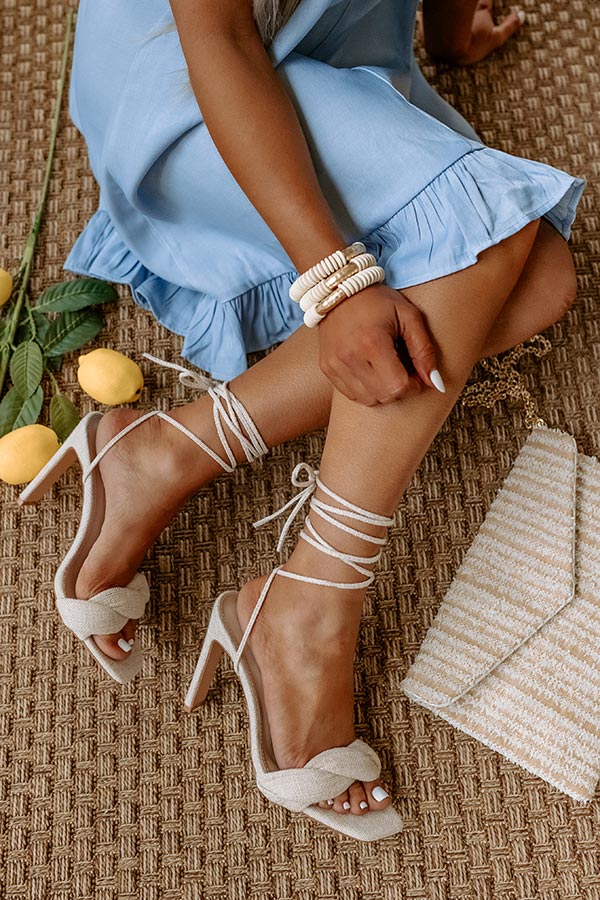 Buy Lace Up Heeled Sandals online | Lazada.com.ph