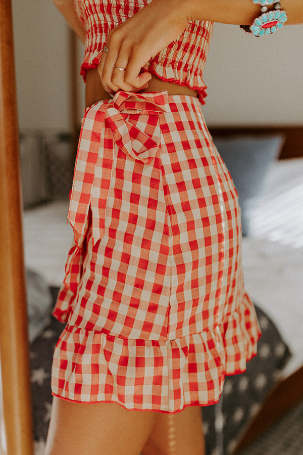 Hey, Firecracker Gingham Skirt Image - 2