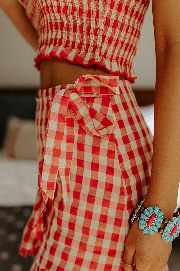 Hey, Firecracker Gingham Skirt Image - 4