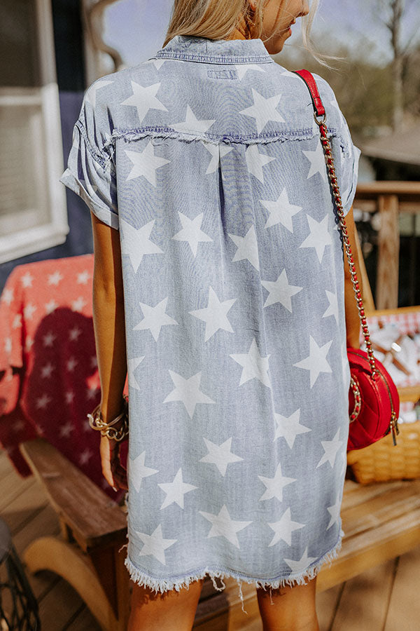 Summer Glow Chambray Dress Image - 5