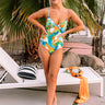 Gulf Waters Watercolor One Piece Swimsuit Image - 1