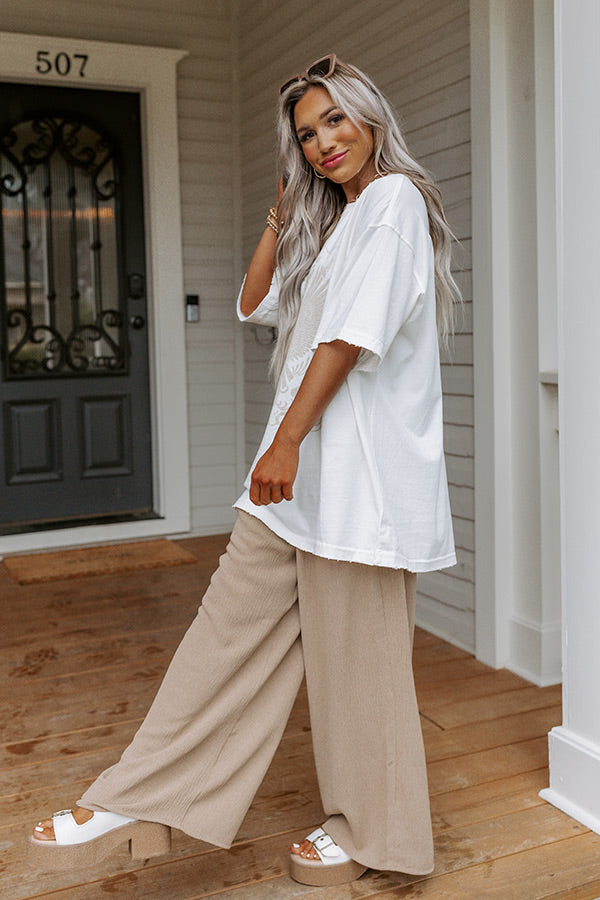 Wind In My Sails High Waist Knit Pants Image - 4