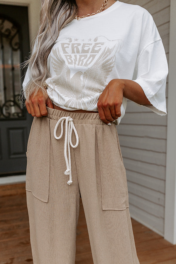 Wind In My Sails High Waist Knit Pants Image - 3