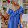 Dream All Day Babydoll Dress In Royal Blue Image - 1