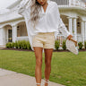 Sway The Day Away Shift Top In White Image - 1