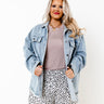 Travel Life Denim Jacket In Light Wash Curves Image - 1