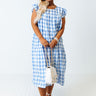 Fun Details Gingham Midi Curves Image - 1