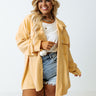 Soul Surfing Knit Button Up In Primrose Yellow Curves Image - 1