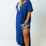 Just My Type T-Shirt Maxi In Royal Blue Curves Image - 1