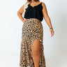 Only Sunshine Leopard Skirt Curves Image - 1