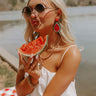 Watermelon Margs Beaded Earrings Image - 1