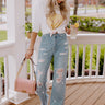The Lucee High Waist Distressed Jean Image - 1