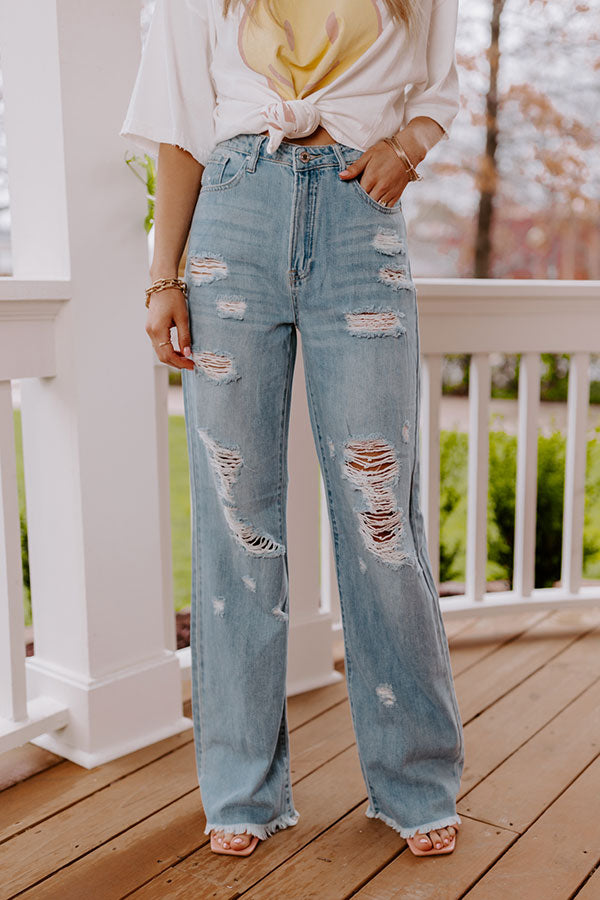 The Lucee High Waist Distressed Jean Image - 2