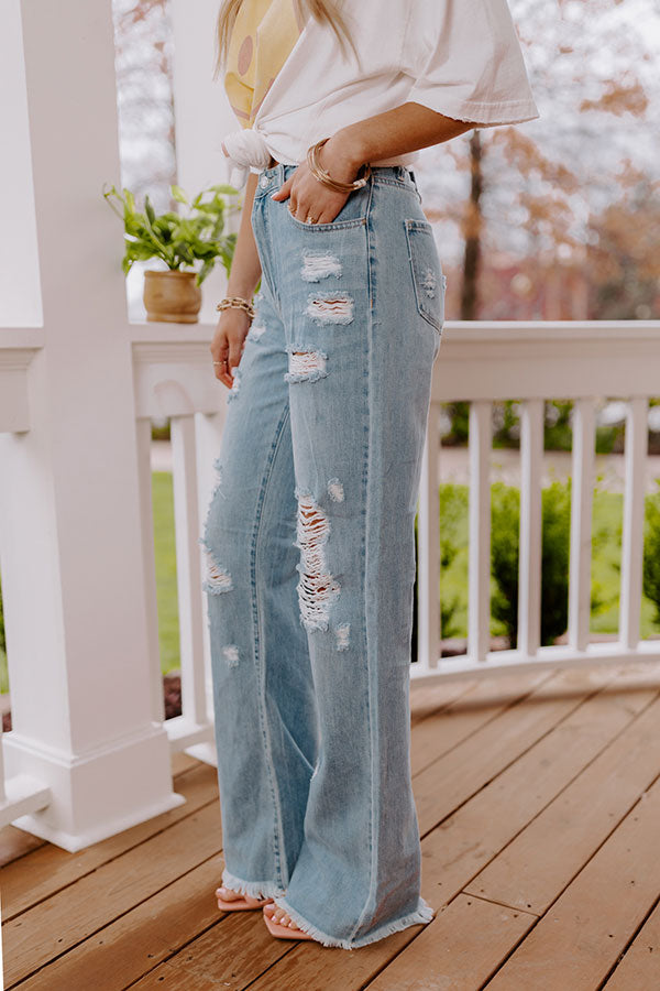 The Lucee High Waist Distressed Jean Image - 4