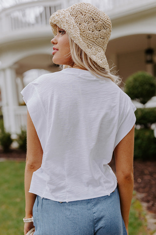 Down To Lounge Shift Tee In White Image - 4