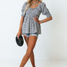Sweet Summer Nights Gingham Top In Black Image - 1