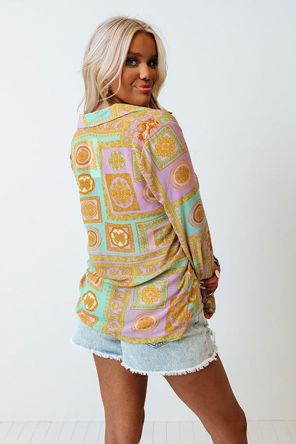 Photoshoot Ready Button Up Top Image - 4