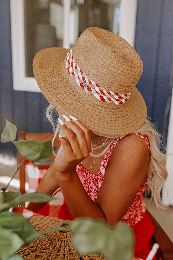 Casual Lake Weekend Raffia Fedora Image - 3