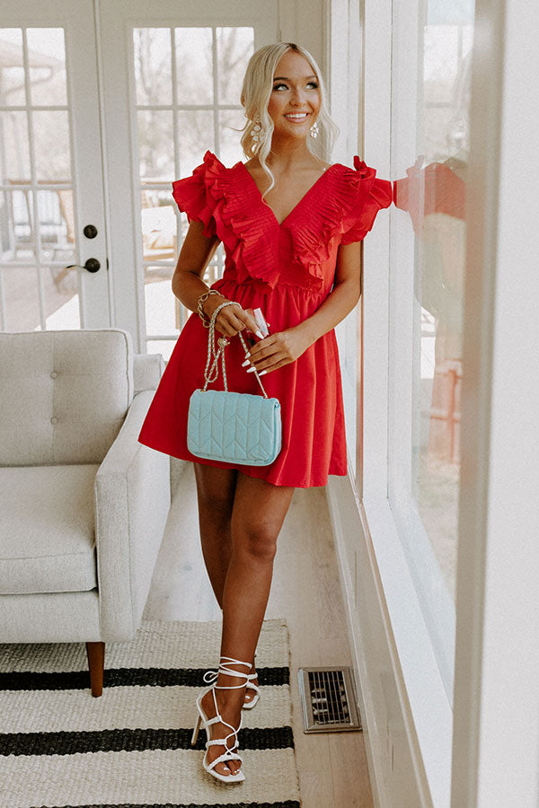 Tulum Toasts Dress In Red Image - 1