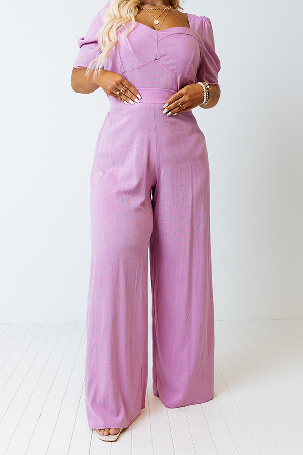 Instantly Impressed High Waist Pants In Violet Curves Image - 2