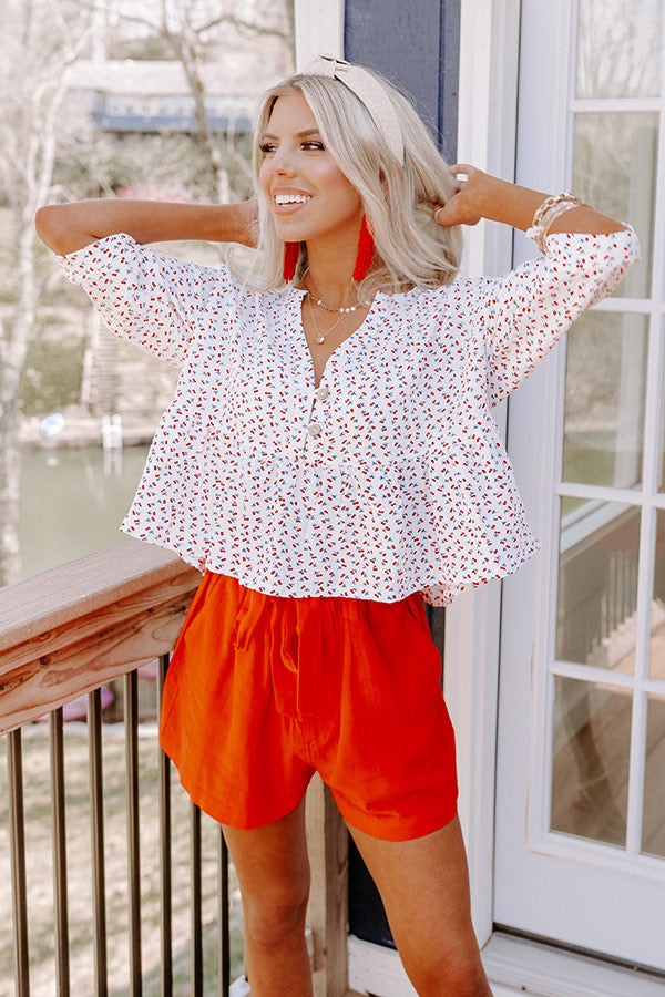 Sweet Like Cherries Crop Top Image - 5