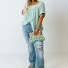 Brighton Getaway Shift Top In Sea Glass Curves Image - 1
