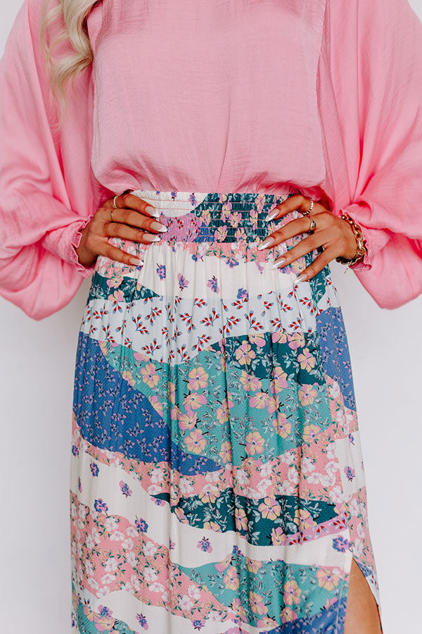 As It Was Floral Skirt Image - 3