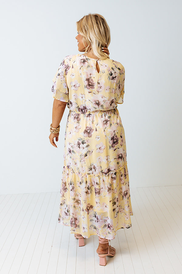 Reserved For Fun Floral Midi Curves Image - 5